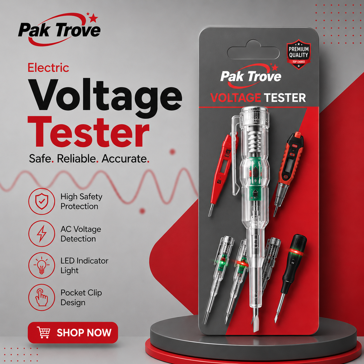 Dual Circuit Voltage and Current Tester