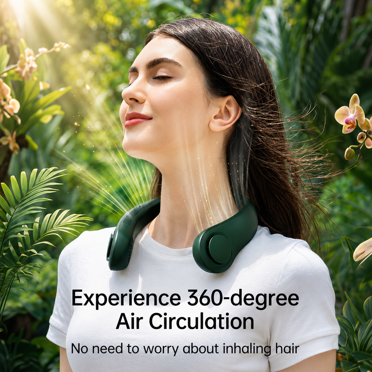 Portable Rechargeable Neck Fan